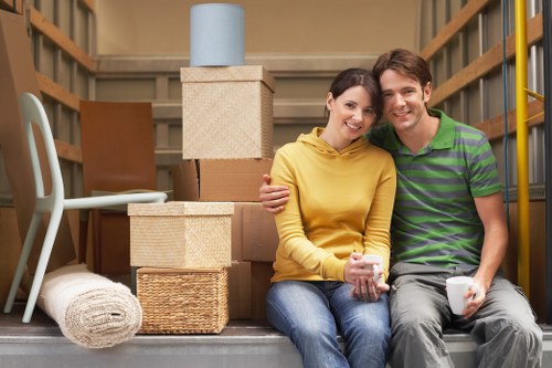 Risk assessment being carried out before a house move