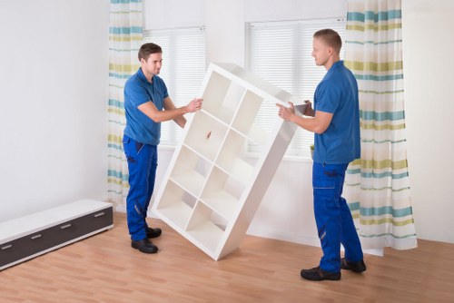 Household move support with careful transport and handling