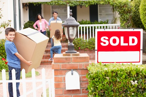 Commercial moving van for office and business transport in Highams Park